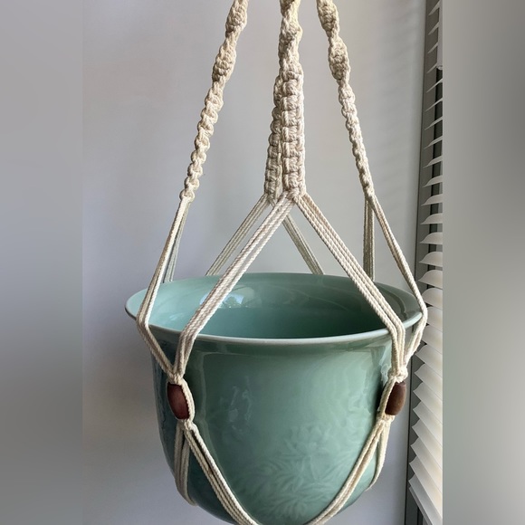 NEW Celadon Green Planter and dish set - Picture 12 of 12